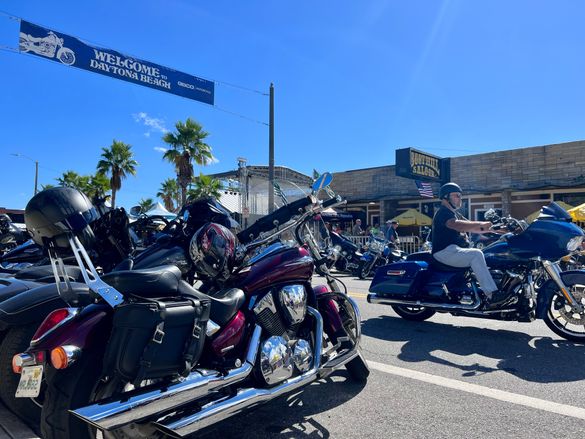 Motorcycle enthusiasts will gather in the Daytona Beach area and Volusia County on Oct. 17-20 for the 32nd annual Biketoberfest® rally. Motorcycle enthusiasts will gather in the Daytona Beach area and Volusia County on Oct. 17-20 for the 32nd annual Biketoberfest® rally.