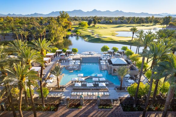 The pool complex at the Hyatt Regency Scottsdale Resort & Spa at Gainey Ranch. Credit: Hyatt Regency Scottsdale. The pool complex at the Hyatt Regency Scottsdale Resort & Spa at Gainey Ranch. Credit: Hyatt Regency Scottsdale.