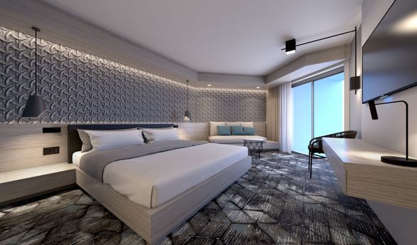 The 190-room Renaissance Daytona Beach Oceanfront is the latest upscale hotel offering to come online in the Daytona Beach area. The 190-room Renaissance Daytona Beach Oceanfront is the latest upscale hotel offering to come online in the Daytona Beach area.