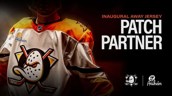 Visit Anaheim & Anaheim Ducks Jersey Patch Partnership Visit Anaheim & Anaheim Ducks Jersey Patch Partnership