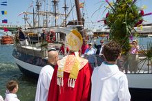 The Palm Sunday Blessing of the Fleet is one of St. Augustine's most popular traditions. 