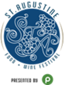 The St. Augustine Food + Wine Festival logo 