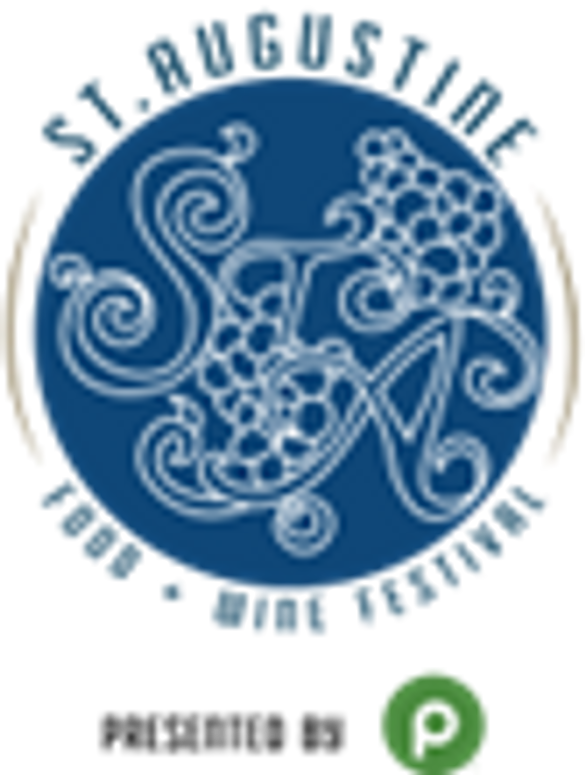 The St. Augustine Food + Wine Festival logo 
