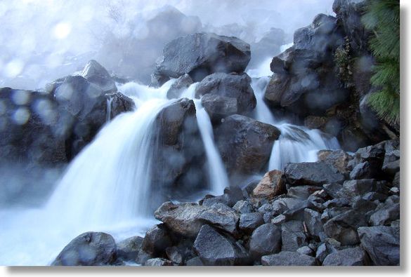 Wapama Lower Falls, Yosemite National Park, Tuolumne County, CA