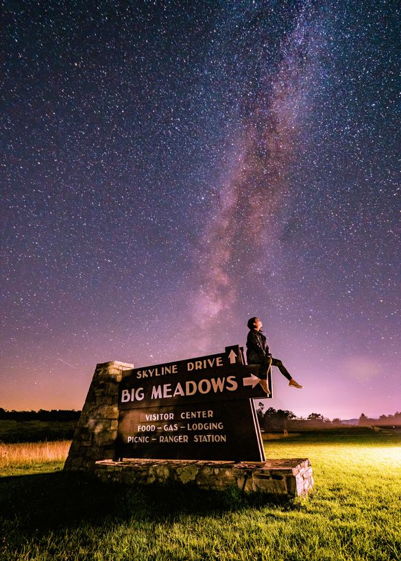Stargazing in Shenandoah National Park Virginia Stargazing in Shenandoah National Park Virginia