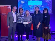 Pauline Haldane won prizes from Far East Hospitality, Sentosa Development Corporation and Skyline Luge Singapore