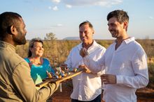 Tali Wiru dining experience, Voyages Indigenous Tourism Australia, Uluru, Northern Territory