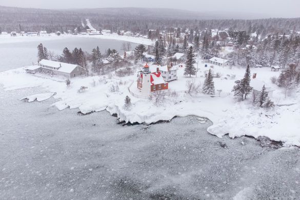 Eagle Harbor Lighthouse in Michigan's Upper Peninsula