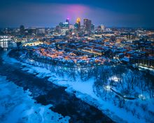 Minneapolis in winter