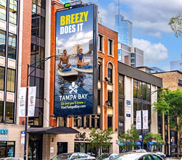 Breezy Does It Tampa Bay’s sunshine is coming to winter cities. Visit Tampa Bay is launching its largest winter marketing effort targeting out-of-state travelers, anchored by the destination’s new brand platform, Go and You’ll Know. Designed to inspire tr