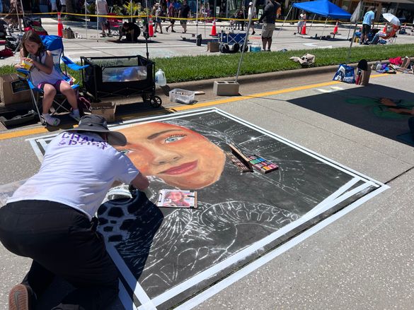 The Daytona Beach Arts Fest is one of many spring festivals in the Daytona Beach area. 