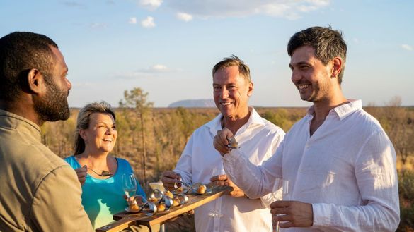 Tali Wiru dining experience, Voyages Indigenous Tourism Australia, Uluru, Northern Territory